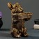 Candy Candy "A Dog with Brain" Bronze, 24x15x17cm