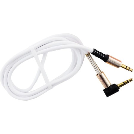 Audio Smartbuy A35, Jack 3.5 mm (M) -Jack 3.5 mm (M), Corner, 1 m, white-1