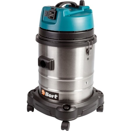 Vacuum cleaner BORT BSS-1440-Pro, 1400/280 watts, dry/wet cleaning, 40 l, silver