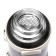Thermos, 3.2 l, Volume "Master K", with two circles and a strainer, retains heat 72 hours, black