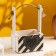 Kashpo wooden "Heart" Handle rope 15x12x9 (25) cm black/white
