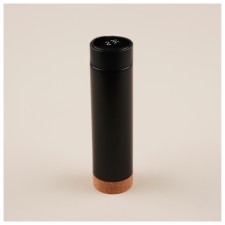 Thermos with thermometer Sima-Land Home, 500 ml, black color