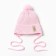 Children's hat minku, size 46-48, pale pink color