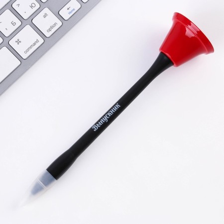 Pen Process Bell Bell on the postcard on the graduation "Good luck to you, graduate!" Blue Paste 0.8 mm-2