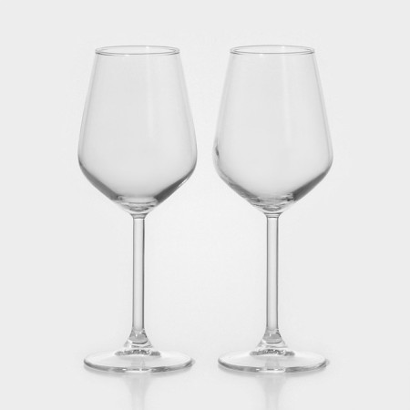 Set of glass glasses "Allegra", 350 ml, 2 pcs