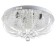 Svetogor chandelier "Dinzhou" 5x60W E27 LED lighting chrome 50x50cm