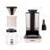 Coffee machine KitFort KT-7190, drip, 680 watts, 0.48/0.4 l, beige-black