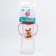 A bottle for feeding “Reindeer: mothers and babies”, classic throat, 250 ml., 0 months, fitted, with handles