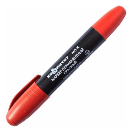 Marker Kalitet MP-K, permanent, felt, red, 2-3 mm