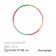 A hoop with massage wheels onlytop, collapsible, d = 98 cm, thickness 3 cm, color colorful color