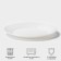 Dessert plate Luminarc Harena, D = 19 cm, glass ceramic, white
