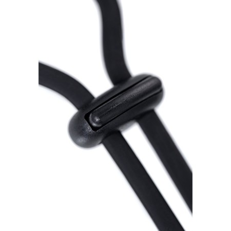 Lasso for penis A-Toys By Toyfa Jat, silicone, black, 14 cm-7