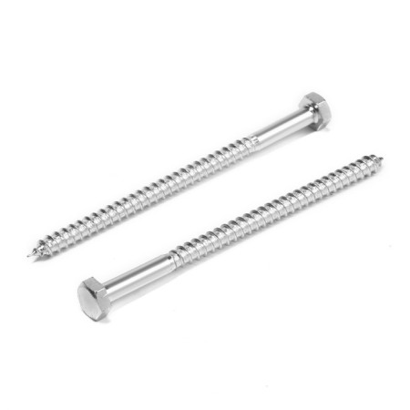 Tundra bolt, capercaillie, plumbing, Din571, M6x100 mm, 4.8 - 5 kg
