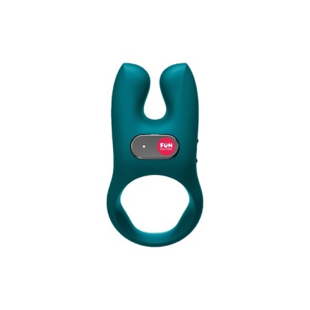Ring Erective Fun Factory Nos with vibration, silicone, green, 8 cm-1