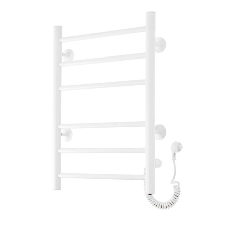 Electric towel Domoterm 109-6, 400x600 mm, right, white matte