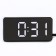 Electronic table, wall, white indication, from USB, 7.5 x 15.5 cm, black