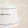 Teapot after a porcelain SL Home "House", 900 ml, 21 × 13.8 × 13.5 cm, white color