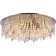 Ceiling chandelier DINARA 16XE14 40W, size 80x80x28 cm, color chromium