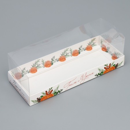Dessert Box "heat and comfort", 26.2 x 8 x 9.7 cm, New Year