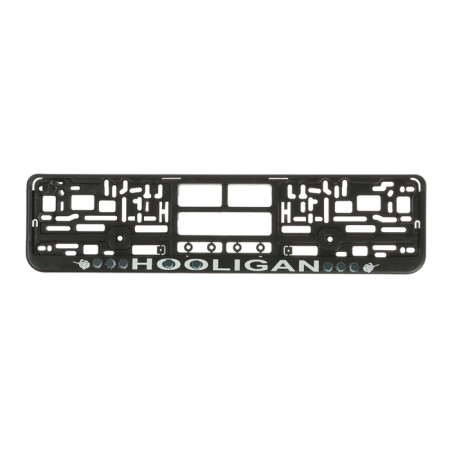 Frame for the car number "Hooligan"
