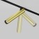 Technical TR141-2-6W3K-M-M-BS, LED, 6 W, 191x30x255 mm, 280 lm, 3000k, black, brass