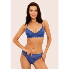 Women's brason, size 80c, blue color