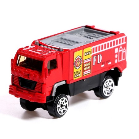 Metal machine "Firefighters", set of 10 pcs.-5