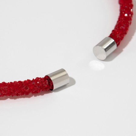 Challenge's necklace, red color, 30 cm-2