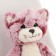 Soft toy "cat", 50 cm, cherry color