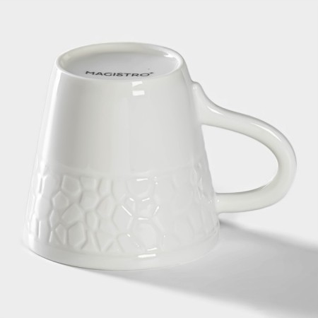 Porcelain coffee coffee magistro rodos, 100 ml, white color-2