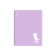 Folder 20 inserts on spirals, A4, 600 μm, Erichkrause "Pastel Bloom Cats", texture "Sand", mix
