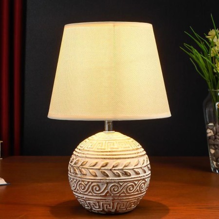 HELP LAM 38045/1 E14 40W White with golden patina 22x22x32 cm Risalux-1