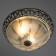 Porch 2x60W E27 lamp, bronze 32x32x13 cm