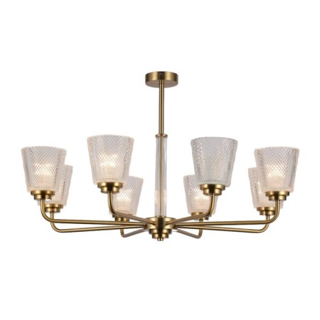 Ceiling light Gerhort G11060/8Cop CL, 8x60W, E14, 49x84x84 cm, bronze color