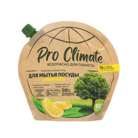 Pro Climate dishwashing gel, fighting, juicy lemon, 700 ml