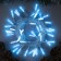 Garland “thread” 5 m with nozzles “crystal”, ip20, transparent thread, 50 LED, glow of aquamarin, 8 modes, 220 V