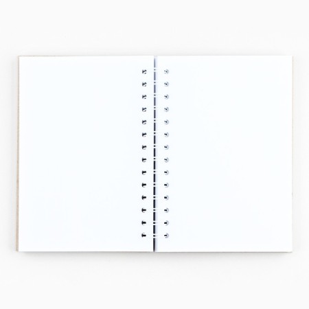 Sketchbook in a solid cover, on the crest A5 80 liters. "Young woman"-2