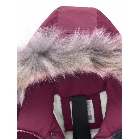 Winter park for a boy, height 140 cm, burgundy color-3