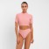 Separate Minaku swimsuit with top, pink color, size 44