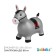 Zabiaka "Horse", 47x30 cm, color gray