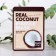 Farmstay fabric mask, with coconut extract, 23 ml