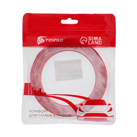 Adhesive tape Torso, transparent, bilateral, acrylic, 8 mm x 5 m-4
