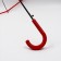 Umbrella - a semiautomatic “style” cane, 8 spokes, r = 51 cm, red color