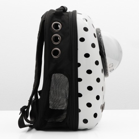 A backpack for carrying animals with a window for a viewing of "peas", 32 x 25 x 42 cm-2