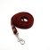 Leather leather single -layer embossed, elongated, 2 m x 1.6 cm brown