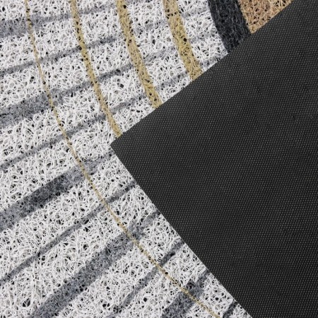 Rug of the galliped muddy share "Ra", 45 × 75 cm, color gray color