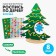 Wood painting "New Year! Christmas tree ", New Year's set for creativity