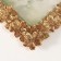 Photo frame Polystone 13x18 cm "Golden forget -me -nots" 1.5x18x23 cm