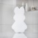 Bathing sparks "animals", 14 × 9 × 4 cm, super -furry foam, white color
