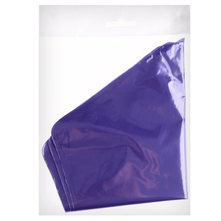 Foil ball 9 “Mini-star”, pastel purple without a valve, set of 5 pcs.-1